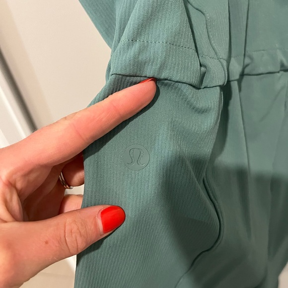 Stretch Rib Pocketed Romper - Picture 5 of 5